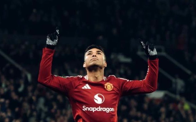 卡塞米罗自英超首秀以来已攻入11个头球，同期排名第四多